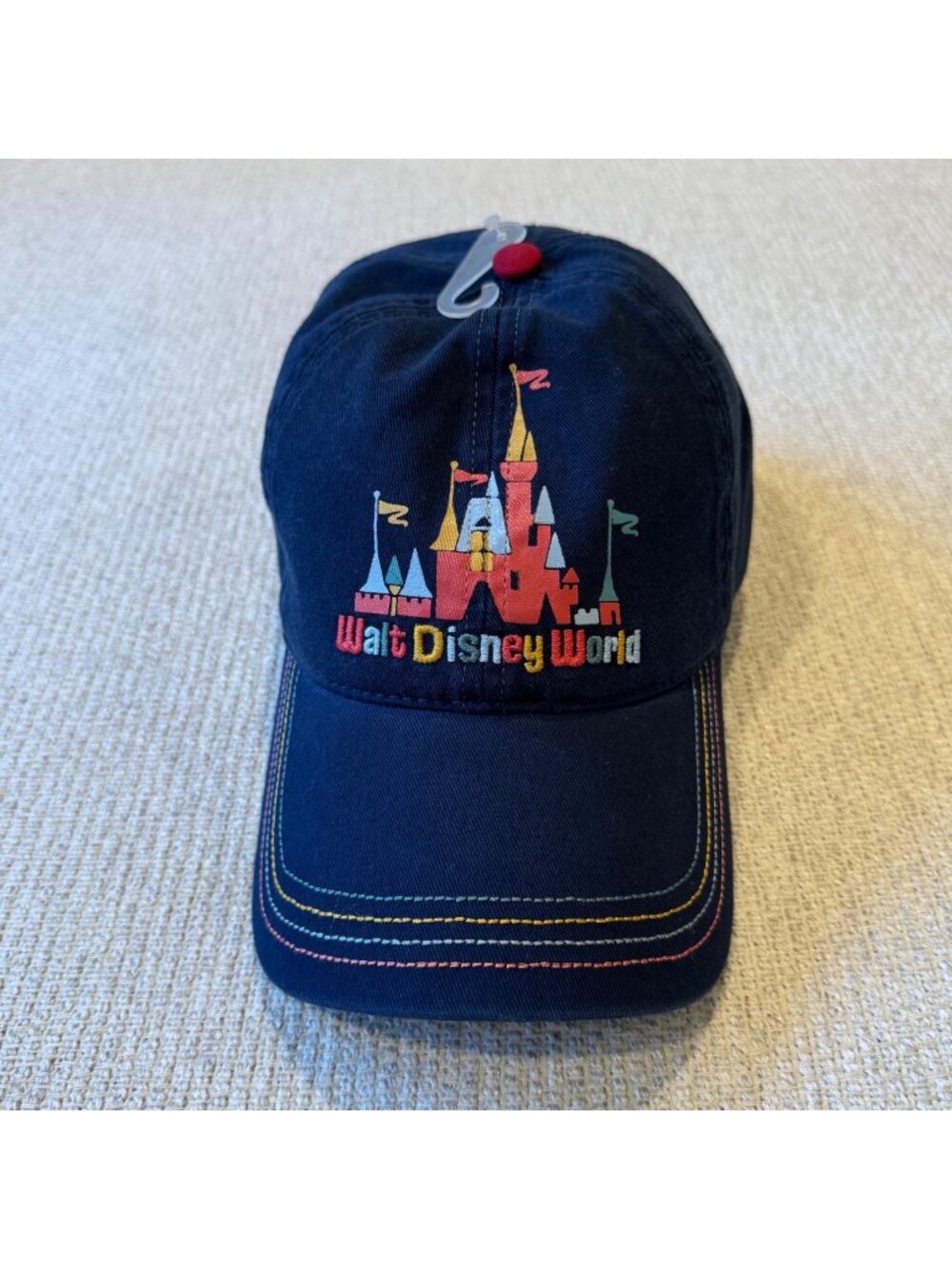 NWT Disney Parks Forever Collection Navy Blue Baseball Hat Walt Disney World